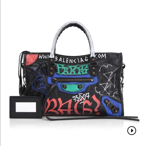 Balenciaga graffiti purse Clearance